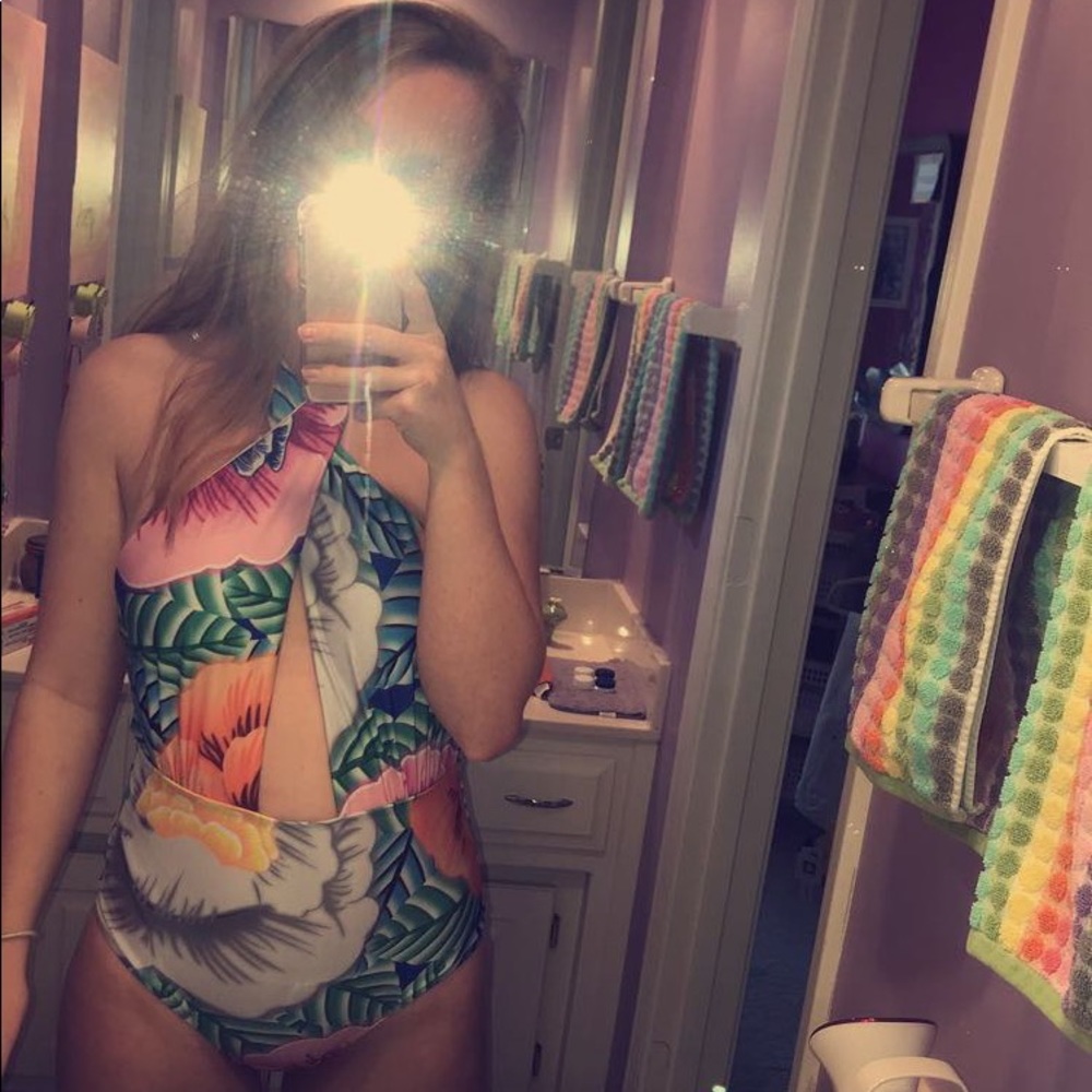 Floral One-piece Swimsuit